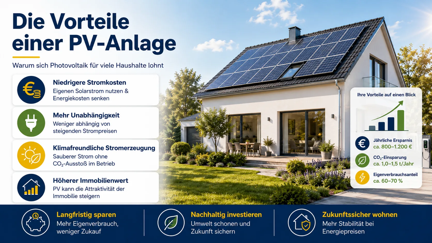 Die Vorteile einer PV-Anlage
